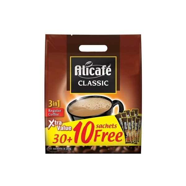 Ali Cafe 3 In 1 Classic 40X20g – G C ALIMENTAÇÃO S A