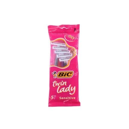 Bic Twin Lady Sensitive Razor - Pack Of 5