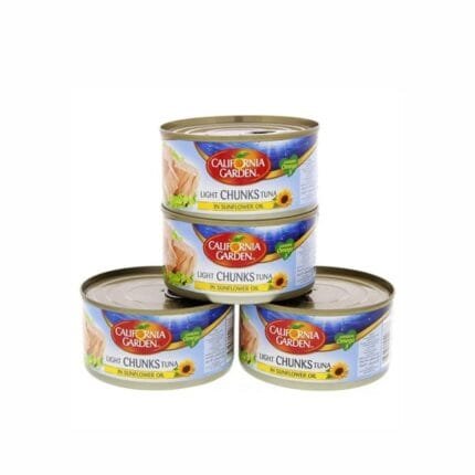 California Garden Light Chunks Tuna In Sunflower Oil 170g Pack of 4