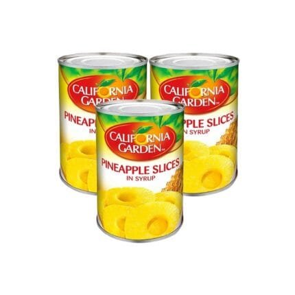 California Garden Pineapple Slices in Syrup565g Pack of 3