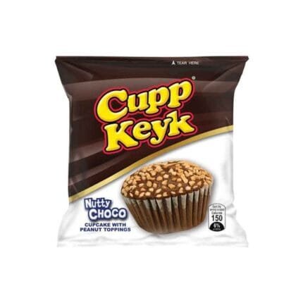 Cupp Keyk Nutty Choco 34g Pack of 10