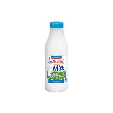 Elle & Vire Semi Skimmed Milk 1ltr
