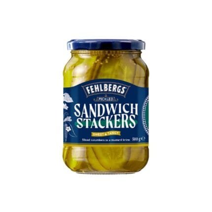 Fehlbergs Pickled Sweet & Tangy Sandwich Stackers 500g