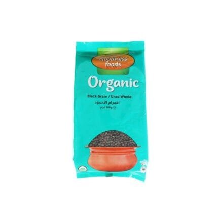 Goodness Food Organic Black Gram 500g