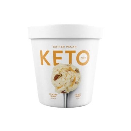 Keto Pint Butter Pecan Ice Cream 473ml
