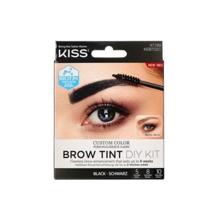Kiss Eye Brow Tint DIY Kit Black