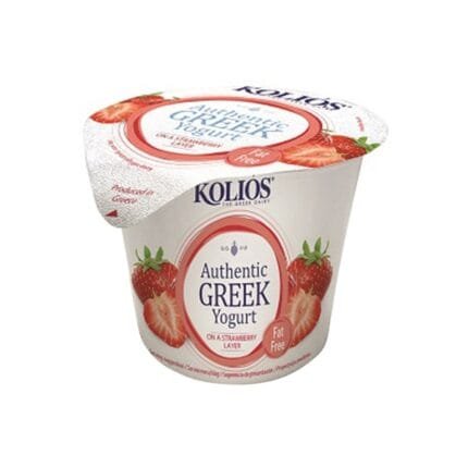 KOLIOS Authentic Greek Strained Yoghurt 0% Strawberry Layer 150g