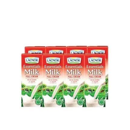 Lacnor Full Cream 8 X 180ml