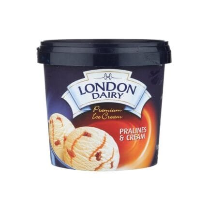 London Dairy Pralines N Cream Ice Cream 1ltr