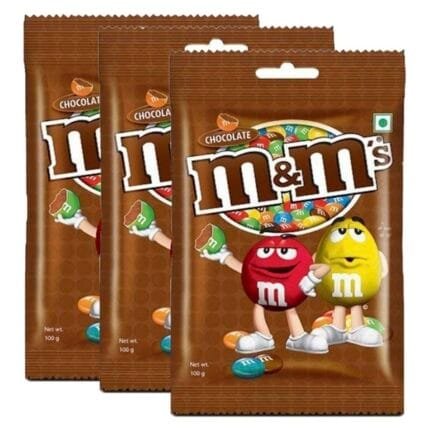 M&MS Choc 3X100g