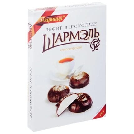 Marshmallow Ice Cream Flavored Chocolate Covered Sharmel