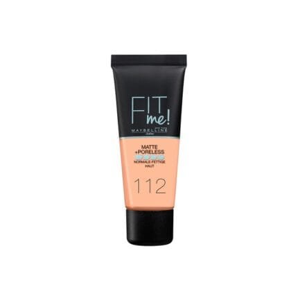 Maybelline New York Fit Me Matte & Poreless Foundation 112 Soft Beige