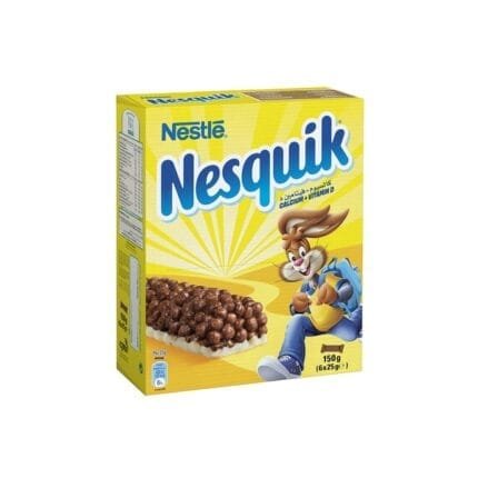 Nestle Nesquik Chocolate Cereal Bar 6s