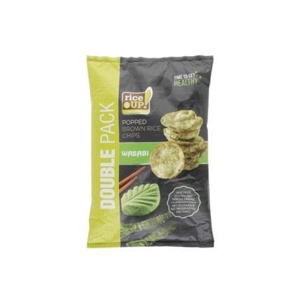 Rice Up Wholegrain Brown Rice Chips Wasabi 120g