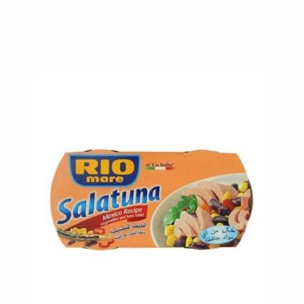 Rio Mare Salatuna Canned Tuna Meat in Mexican Recipe 160g Pack of 2
