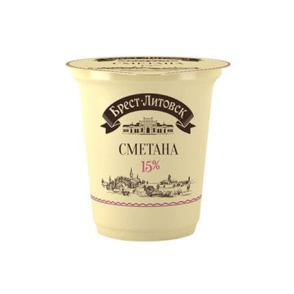 Savushkin Sour Cream 15% 315g