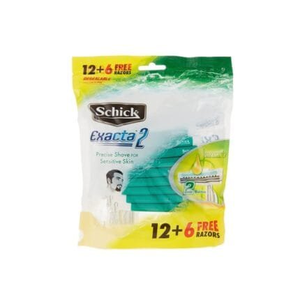 Schick Exacta2 Sensitive For Men 12+6 Free