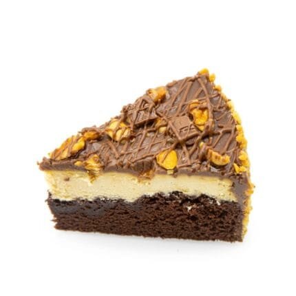 Snicker Cheesecake Slice