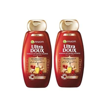 Ultra Doux Castor & Almond Shampoo 2 x 400ml